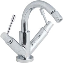 Linear Mono bidet mixer tap + Free pop up waste