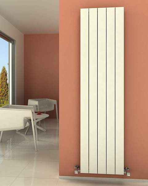 Reina Radiators Savona Vertical Radiator (White). 375x1800mm. 3748 BTU.