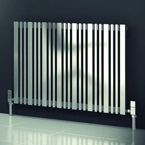 Reina Radiators Versa Radiator (Satin Stainless Steel). 915x600mm.