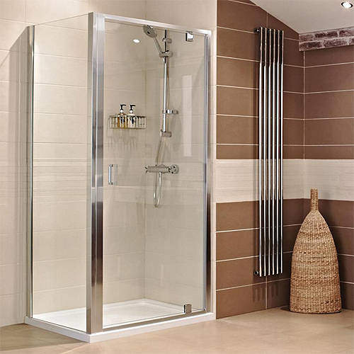 Roman Lumin8 Shower Enclosure With Pivot Door (760x900mm).