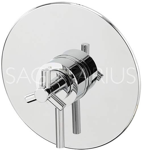 Sagittarius Zone Concealed Thermostatic Shower Valve (Chrome).