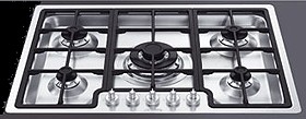 Smeg Gas Hobs Linear Low Profile 5 Burner Gas Hob. 720mm.