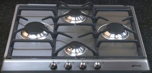 Smeg Gas Hobs Classic 4 Burner Gas Hob. 60cm (Stainless Steel).