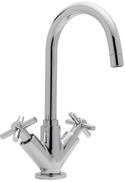 Tre Mercati Erin Mono Basin Mixer Tap With Pop Up Waste (Chrome).