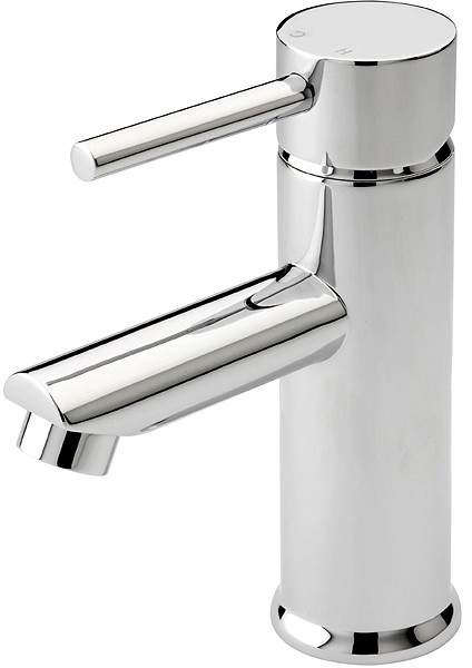 Tre Mercati Poppy Mono Basin Mixer Tap With Click Clack Waste (Chrome).