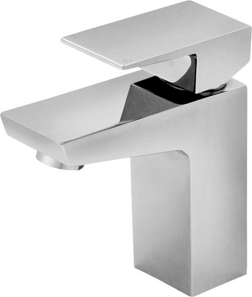 Tre Mercati Wilde Mono Basin Mixer Tap With Click Clack Waste (Chrome).