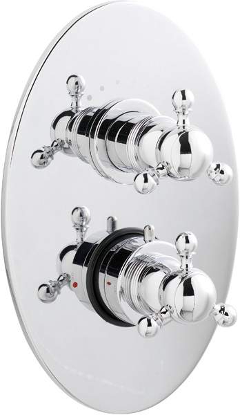 Monet Twin concealed shower valve with diverter