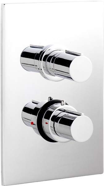 Ultra Ecco 3/4" Twin Concealed Shower Valve With Diverter.