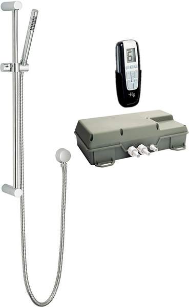 Hudson Reed I-Flow Remote Shower Unit & Slide Rail Kit (Low Pressure).