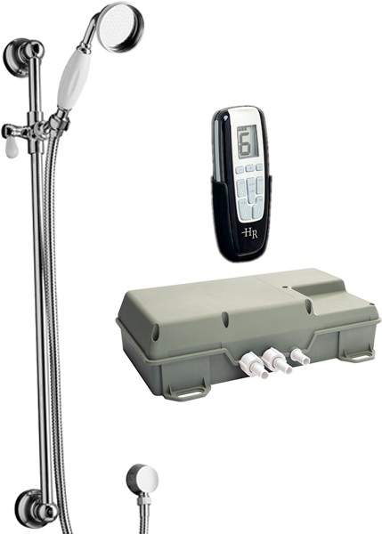 Hudson Reed I-Flow Remote Shower Unit & Slide Rail Kit (High Pressure).