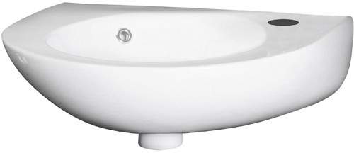 Ultra Jardine Wall Hung Basin (1 Tap Hole, 350mm).