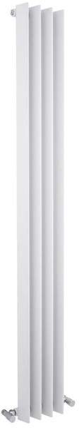 Hudson Reed Edifice Designer Vertical Radiator. 1800x240 (White).