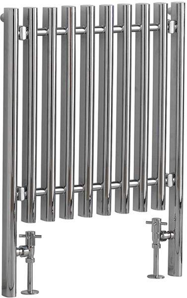 Hudson Reed Radiators Rydal Radiator (Chrome). 600x800mm. 1473 BTU.