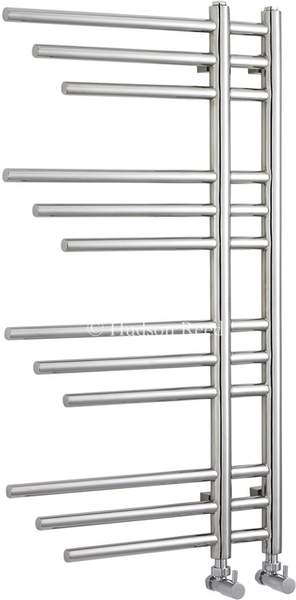 Hudson Reed Radiators Finesse Designer Radiator (Stainless Steel). 500x900.