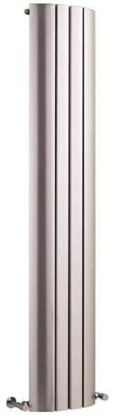 Hudson Reed Lunar Vertical Radiator. 1800x355 (Anodised Chrome).