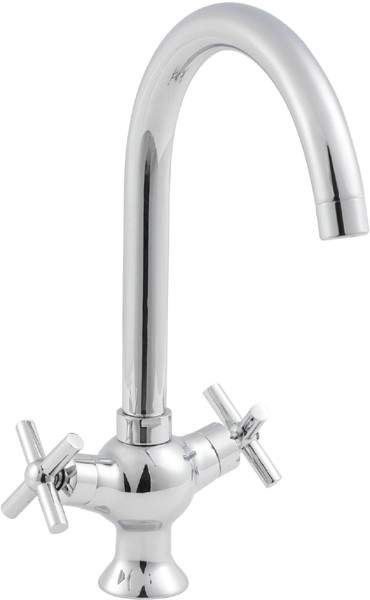 Kitchen Kane X Head Mono Sink Mixer Tap (Chrome).