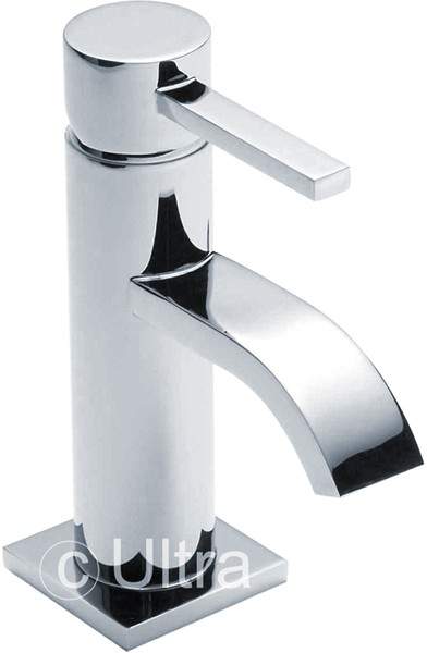 Ultra Mini Cloakroom Basin Tap (Chrome).