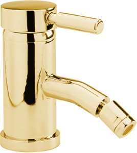 Ultra Helix Single lever mono bidet tap + Free pop up waste (gold)