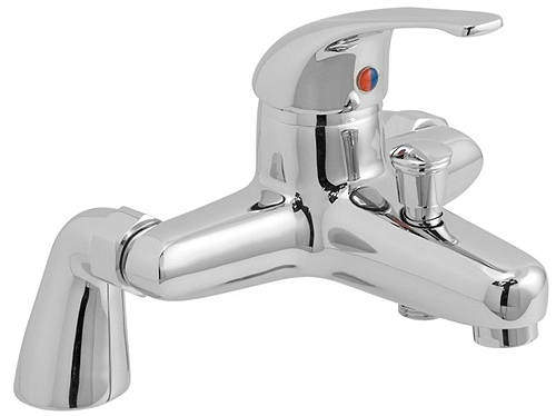 Vado Matrix Single Lever Bath Shower Mixer Tap (Chrome).