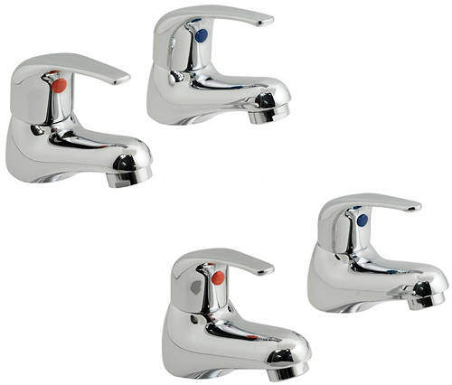 Vado Matrix Basin & Bath Taps Pack (Chrome).