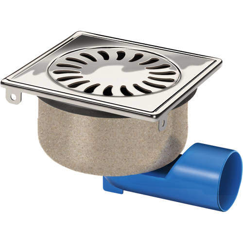 VDB Shower Drains Shower Drain 150x150mm (Stainless Steel).