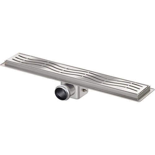 VDB Channel Drains Standard Shower Channel 700x100mm (Wave).