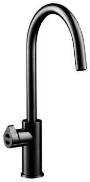 Zip Arc Design Filtered Chilled & Sparkling Water Tap (Matt Black).