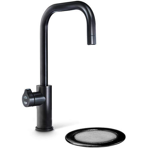 Zip Cube Design Boiling, Chilled, Sparkling Water Tap & Font (Matt Black).