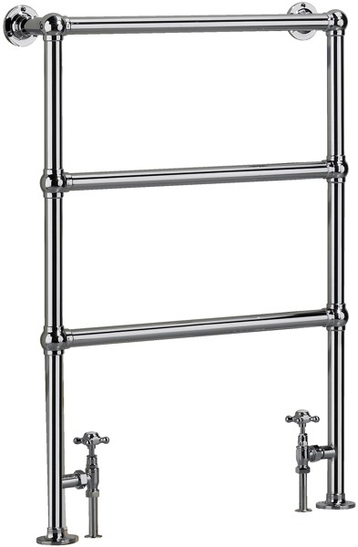 Larger image of Bristan Heating Bacchus 4 Bathroom Radiator (Chrome). 675x940mm.