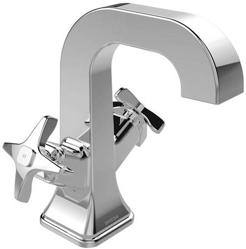 Example image of Bristan Glorious Mono Basin & 3 Hole Bath Filler Taps Pack (Chrome).