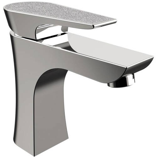 Larger image of Bristan Hourglass 1 Hole Bath Filler Tap (Silver Sparkle).