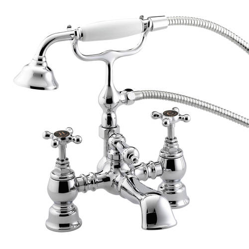 Larger image of Bristan Trinity Bath Shower Mixer Tap (Chrome).