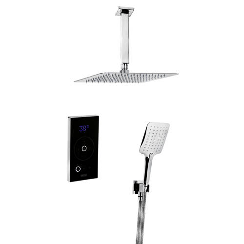 Larger image of Bristan Wave Thermostatic Digital Shower Valve With Head & Handset.