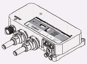 Technical image of Digital Showers Digital Shower Valve, Remote & 6" Shower Head (HP).