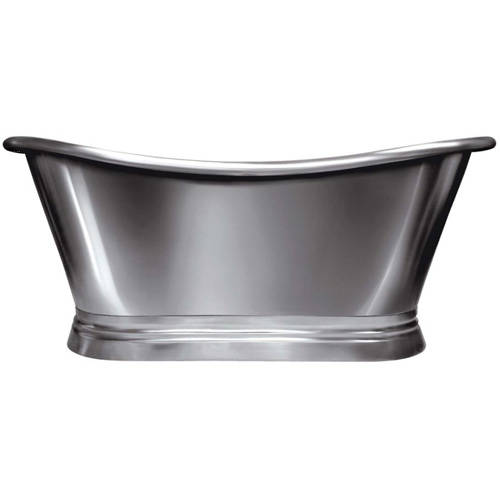 Example image of BC Designs Nickel Boat Bath 1700mm (Nickel Inner/Nickel Outer).