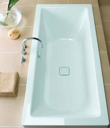 Larger image of Kaldewei Cono Duo Designer Steel Bath. No Tap Hole. 1800x800mm.