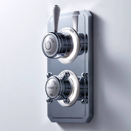 Larger image of Crosswater Belgravia Digital Dual Digital Shower & Bath Valve (L-Head, LP).