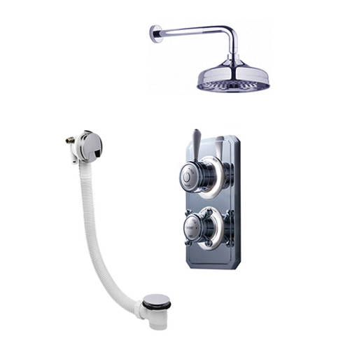 Larger image of Crosswater Belgravia Digital Digital Shower Valve Pack 28 (L-Head, LP).