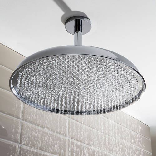 Larger image of Crosswater Belgravia 450mm Round Shower Head (Chrome).