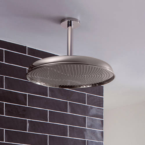 Larger image of Crosswater Belgravia 450mm Round Shower Head (Nickel).