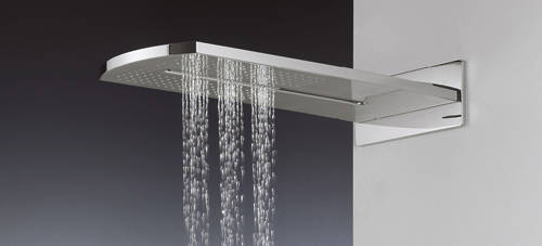 Example image of Crosswater Showers Wall Mounted Multifunction Shower Head 235x593mm.