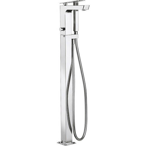 Larger image of Crosswater KH Zero 3 Floorstanding Bath Shower Mixer Tap With Shower Kit.