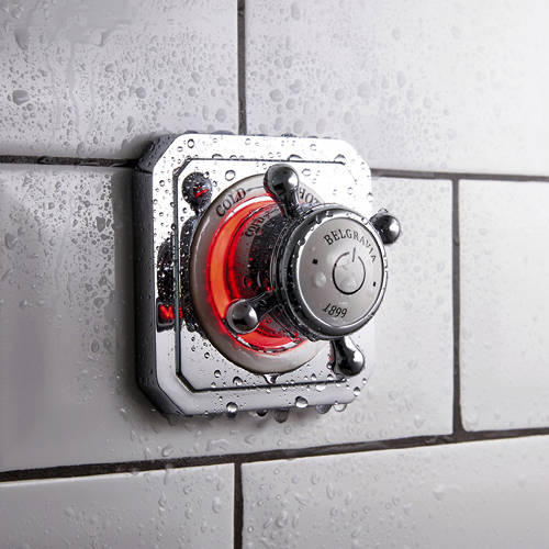 Example image of Crosswater Belgravia Digital Single Outlet Digital Shower Valve (X-Head, LP).