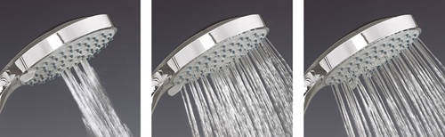 Example image of Crosswater Wisp HP Premium Shower Kit (3 Mode, Chrome).