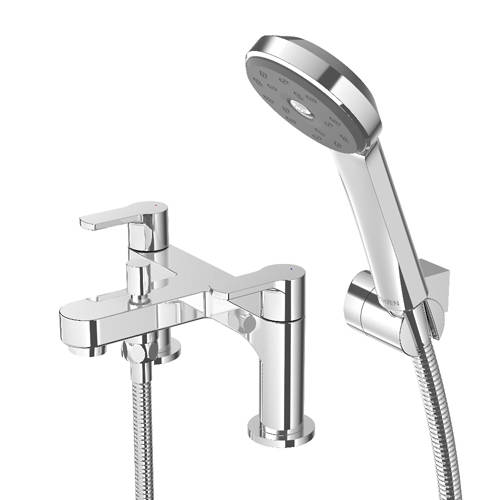 Larger image of Methven Cari Bath Shower Mixer Tap With Kit (Chrome).