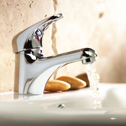 Example image of Deva Excel Mini Mono Basin Mixer Tap (Chrome).