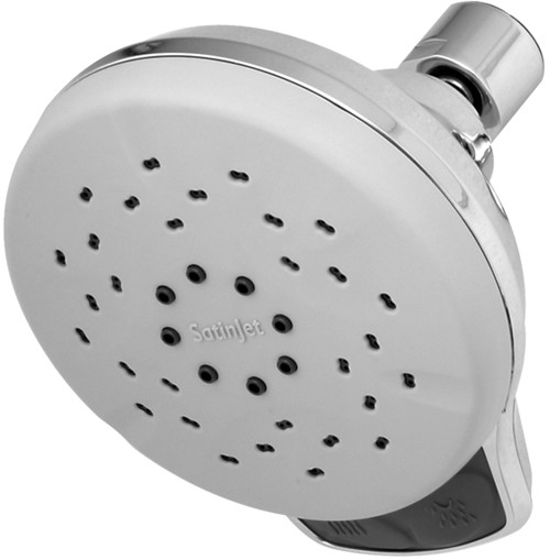 Larger image of Deva Satinjet Awatea Multi Function Shower Rose With Swivel Joint (Chrome).