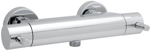 Larger image of Deva Vision Thermostatic Exposed Bar Shower Valve (Chrome).