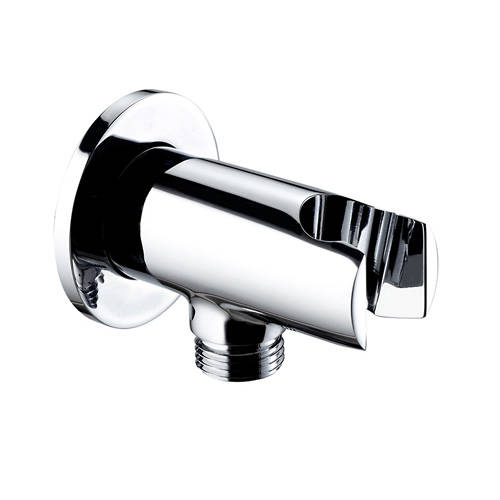 Example image of Methven Wall Outlet Elbow, Handset Parking Bracket & Hose (Chrome).