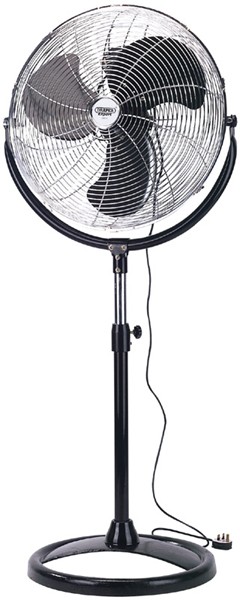 Larger image of Draper Industrial Telescopic Floor Standing Fan 500mm (230V).